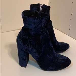 Mossimo Target Velvet Sock Booties